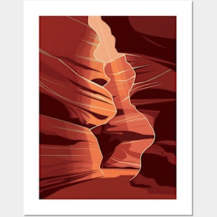 Antelope Canyon Walls Arizona US Posters and Art